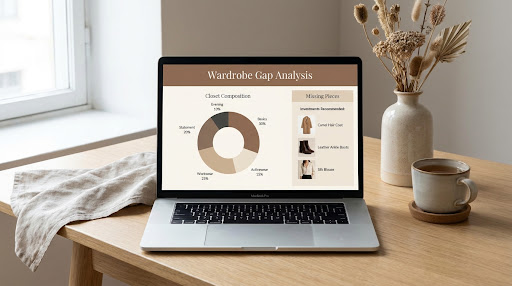 Wardrobe gap analysis dashboard